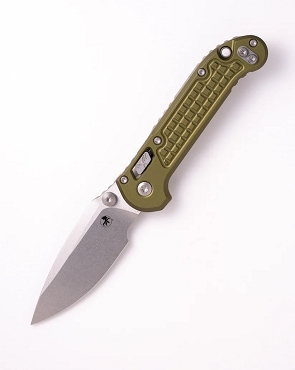 Microtech LUDT Ram-Lok S/E Stonewashed Frag Aluminum OD Green