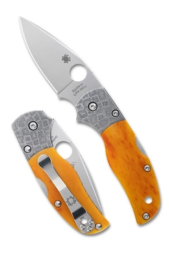 Spyderco Native 5 50th Anniversary Amber Bone CPM S90V Sprint Run